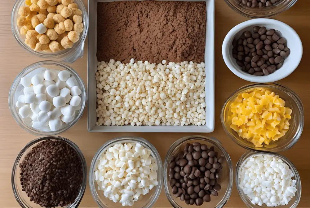 Chocolate Rice Krispie Balls ingredients