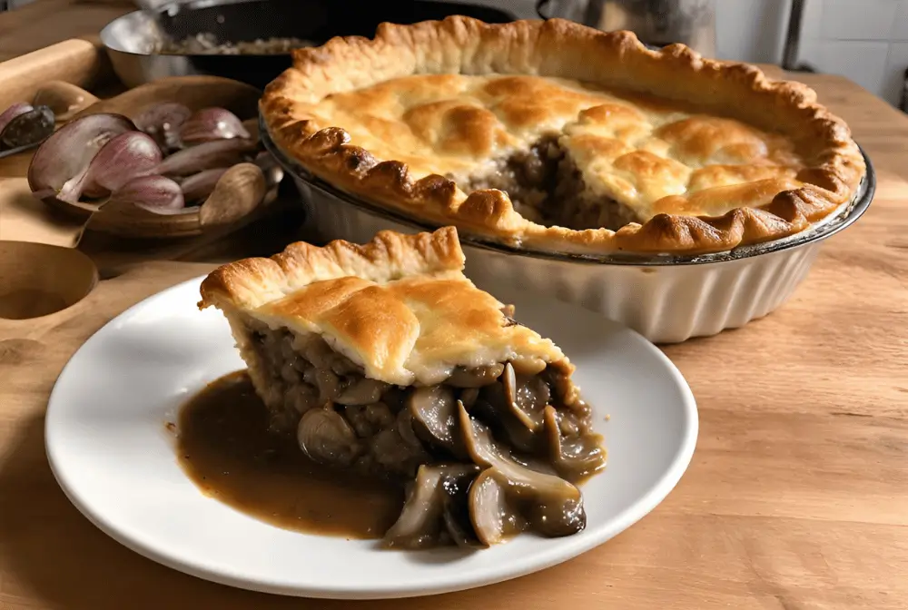 Hearty Wagyu Beef and Mushroom Pie