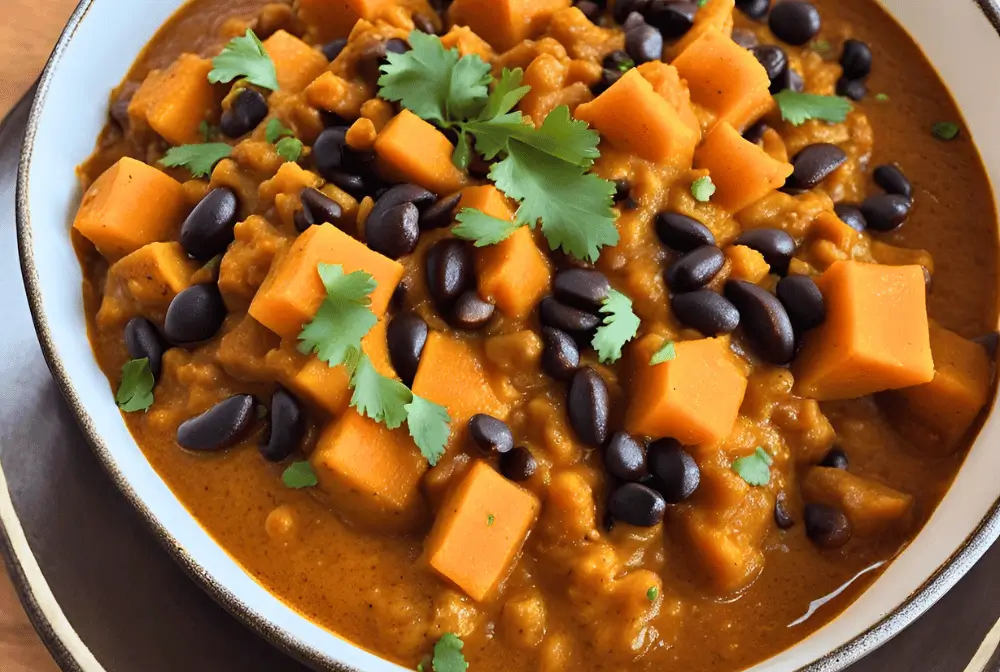 Sweet Potato and Black Bean Curry