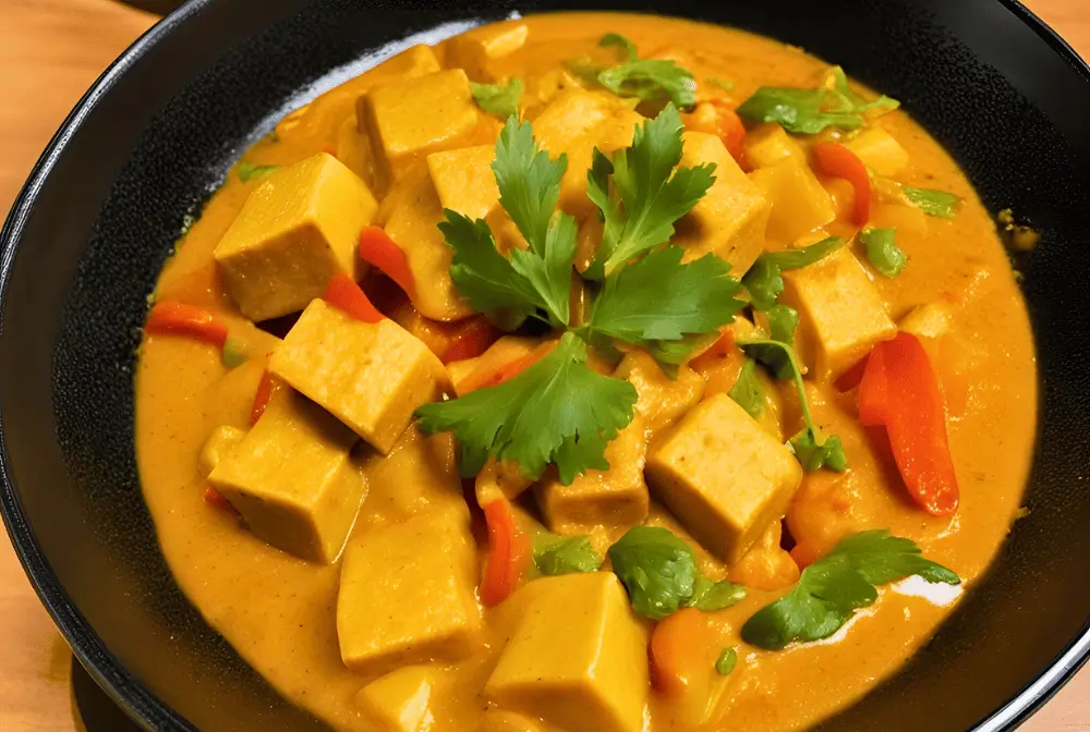 Tofu and Bell Pepper Curry