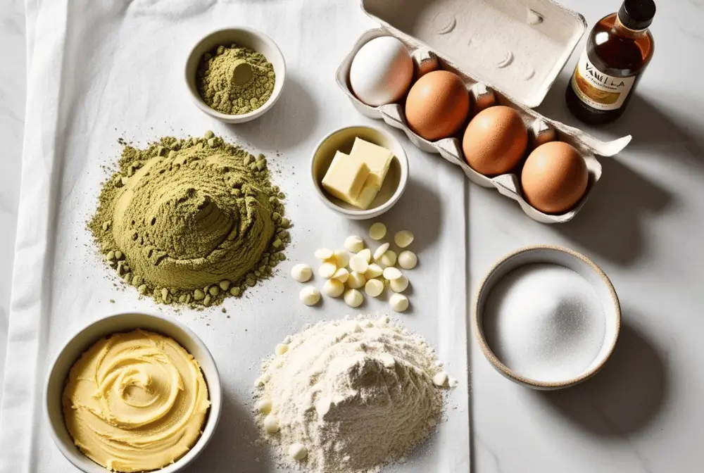 matcha cookies recipe​ ingredients