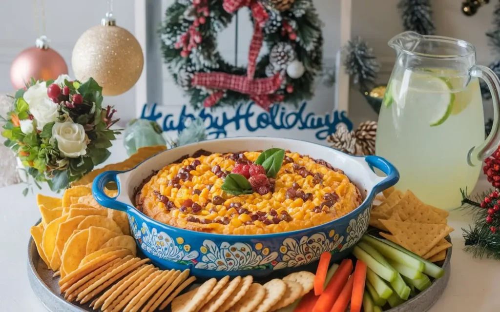 Cream Cheese Corn Dip Serving