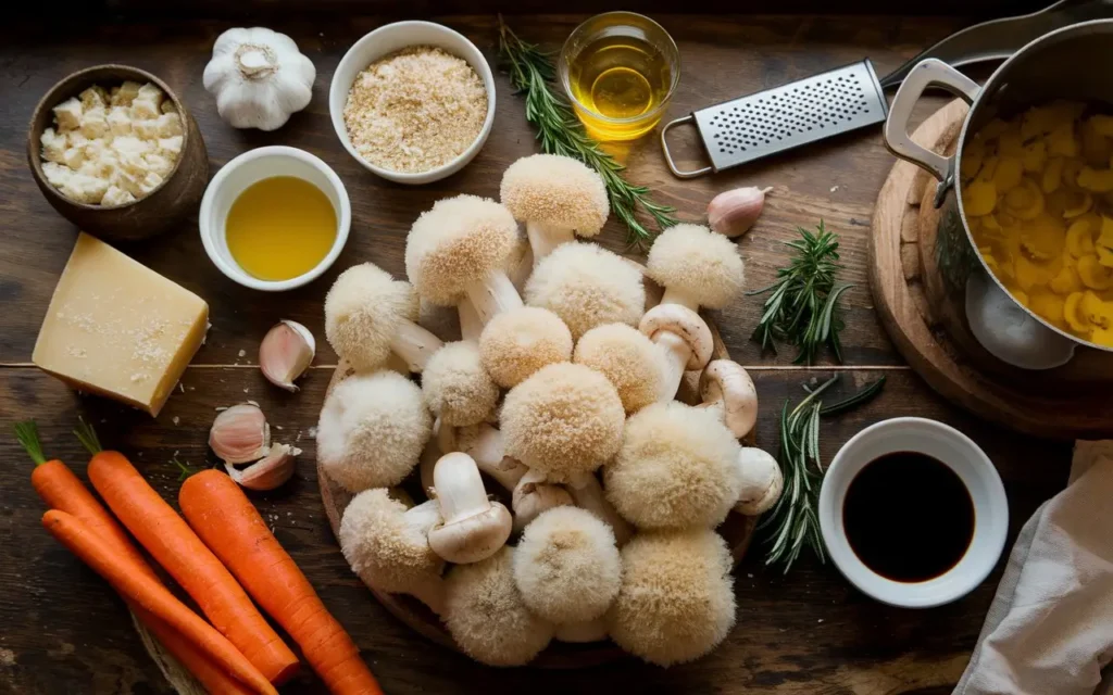 How to Cook Lion's Mane Mushrooms Ingredients