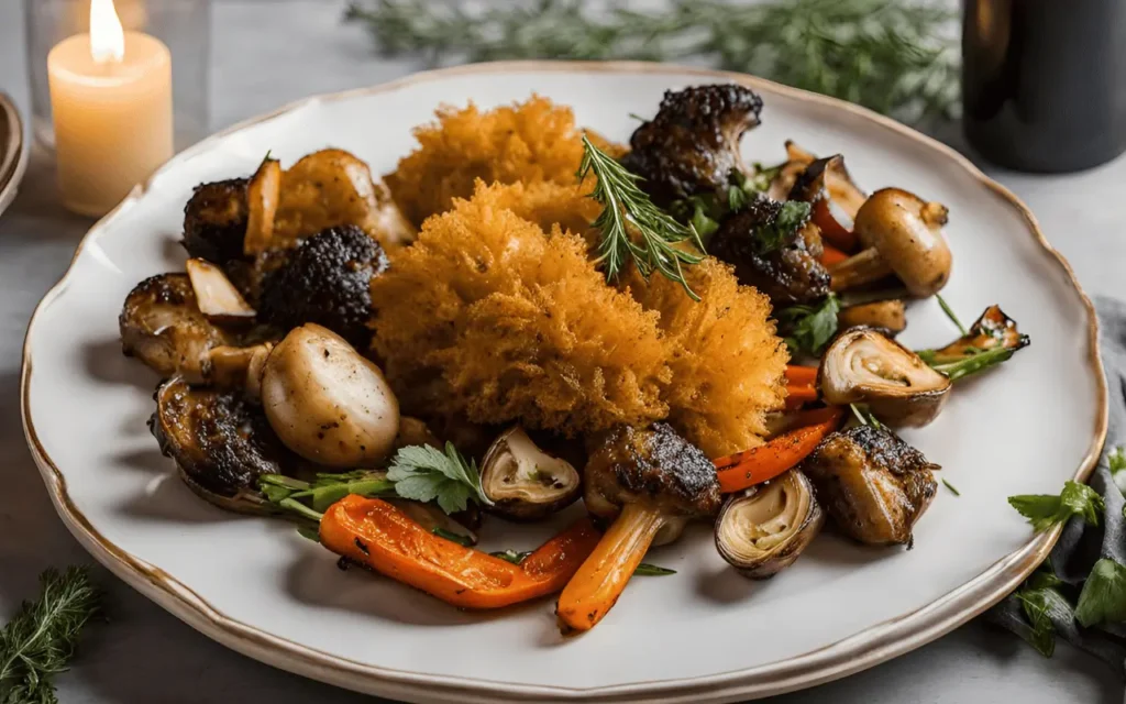 How to Cook Lion's Mane Mushrooms dish 1