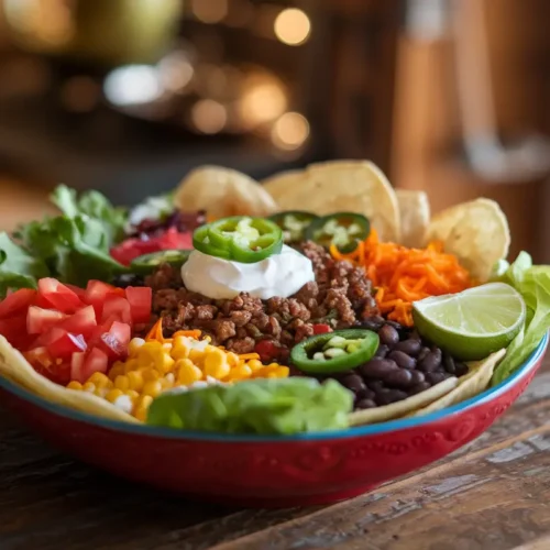 Taco Bowl Recipe Final Dish