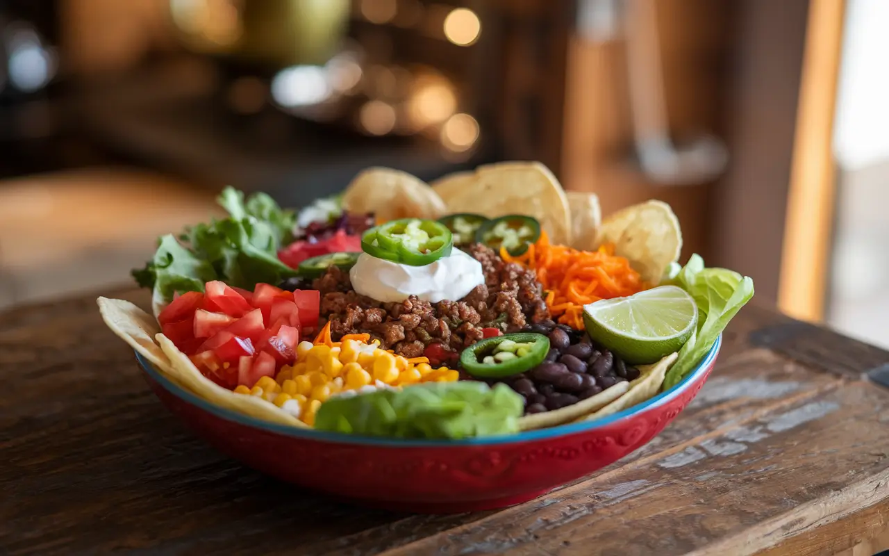 Taco Bowl Recipe Final Dish