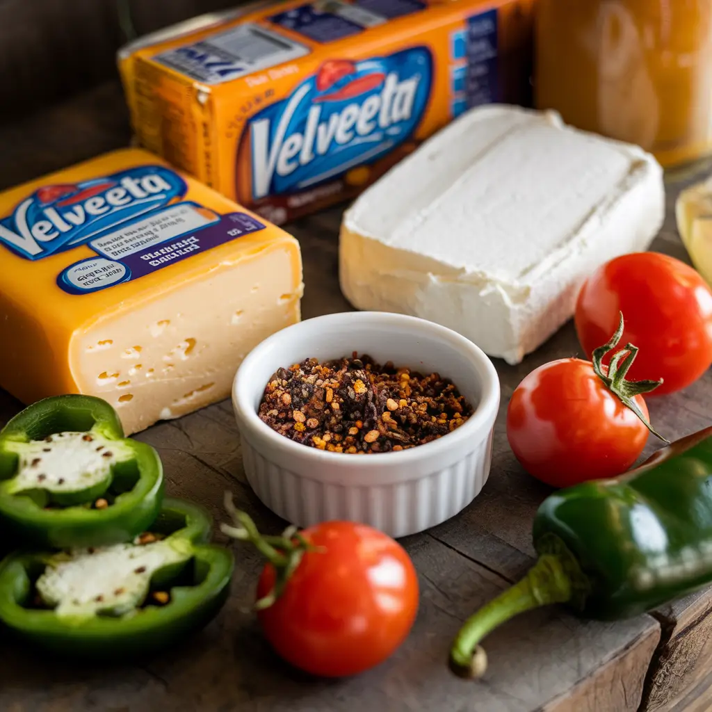 Ingredients for the Perfect Smoked Queso Dip Recipe