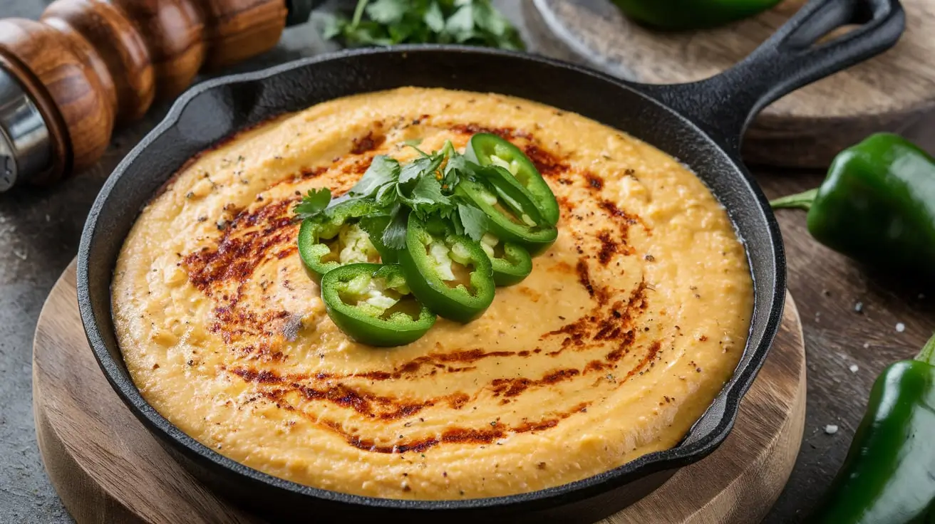 Smoked Queso Dip Served with Crispy Tortilla Chips