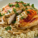 Smothered Chicken and Rice 1