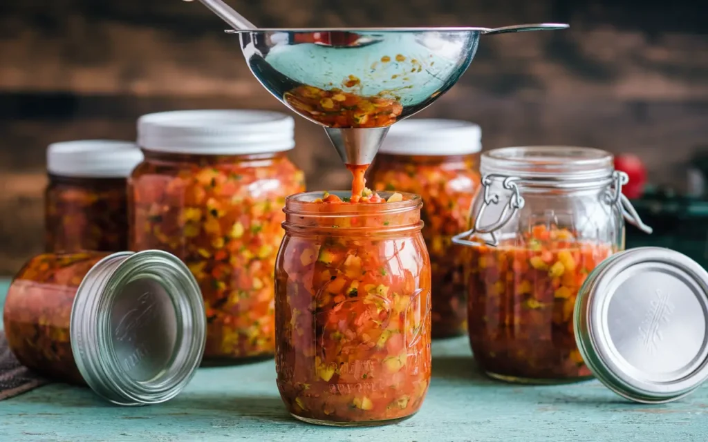 canning process for chow chow relish