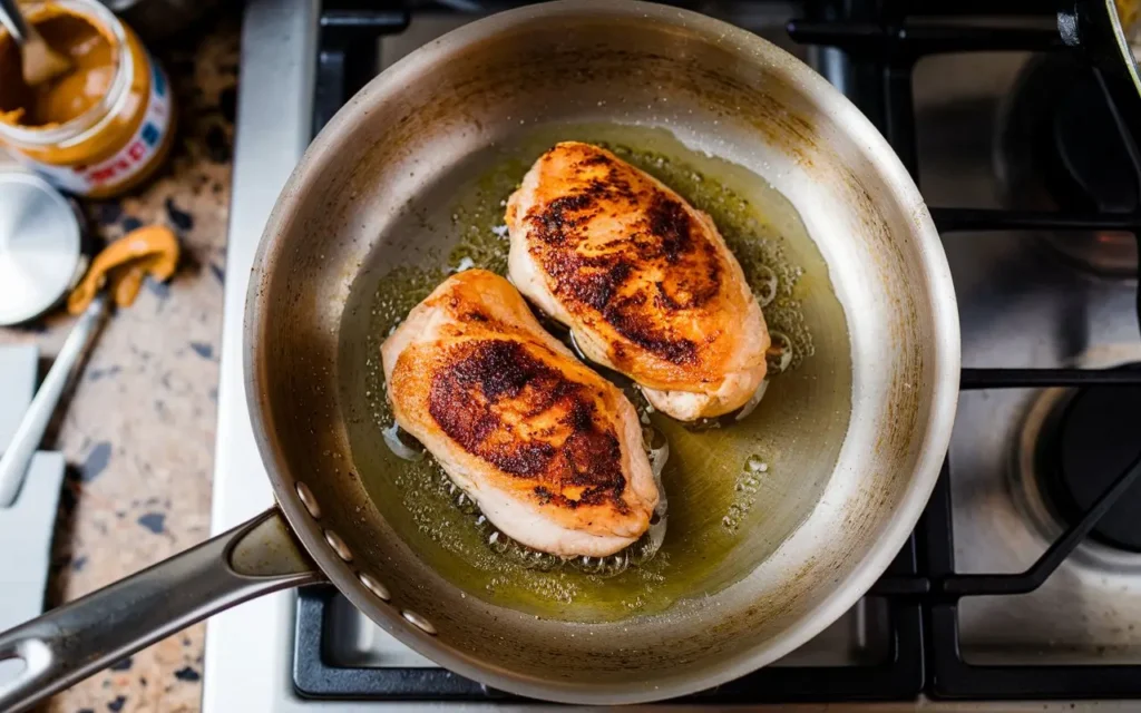 chicken with peanut butter recipe​ cooking