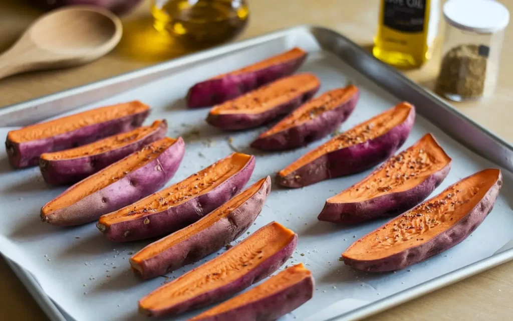 Cooking Roasted Purple Sweet Potatoes Recipe